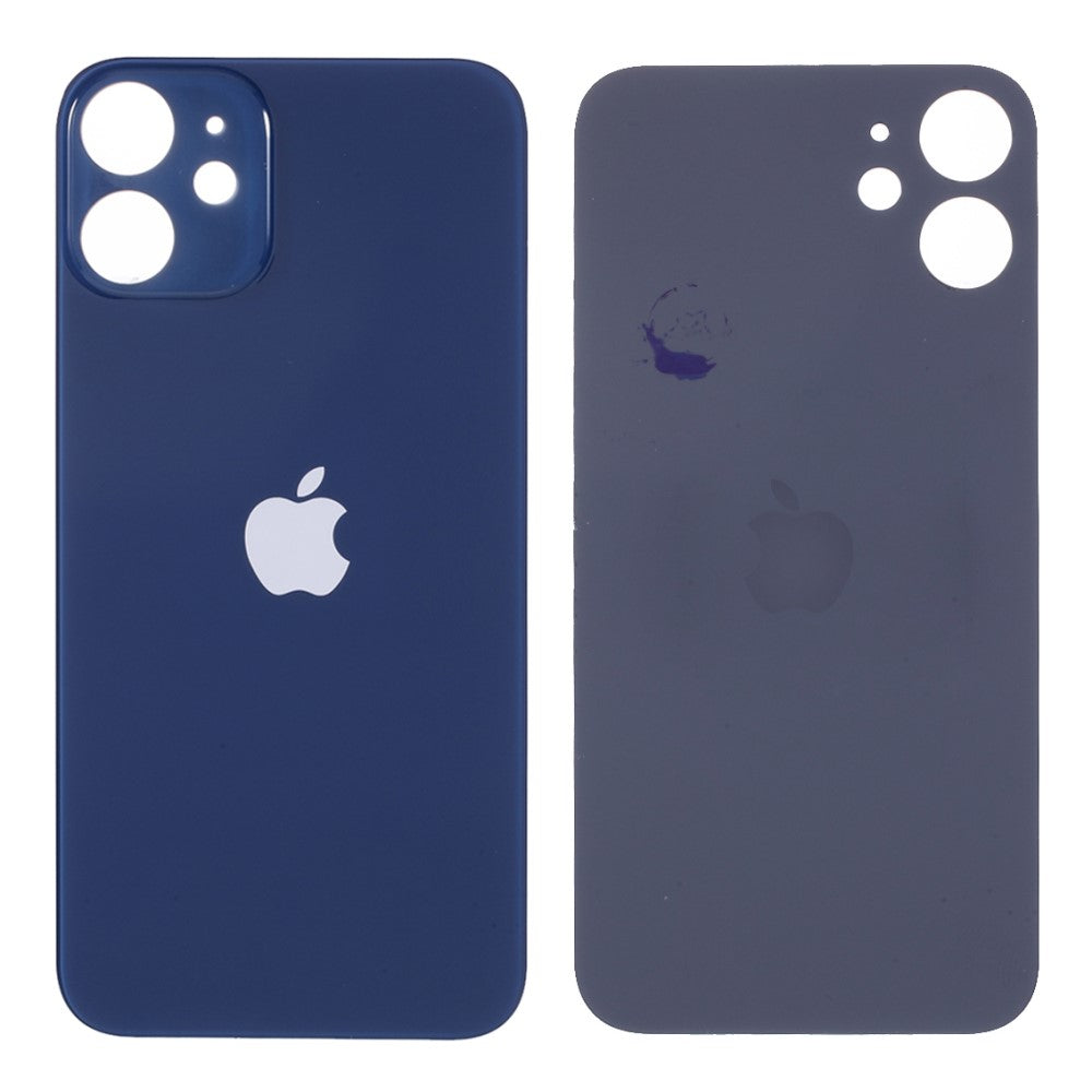 Cache Batterie Coque Arrière Apple iPhone 12 Mini Bleu