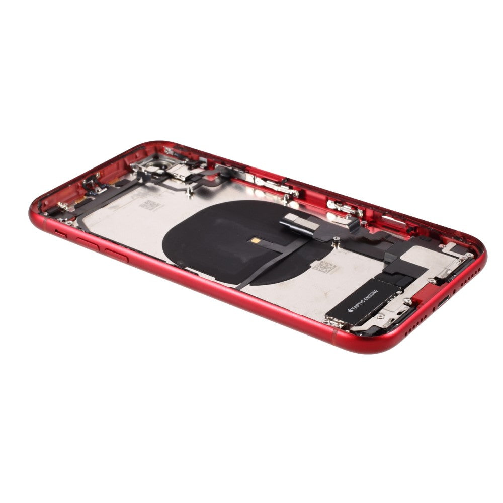 Carcasa Chasis Tapa Bateria + Piezas Apple iPhone XR Rojo