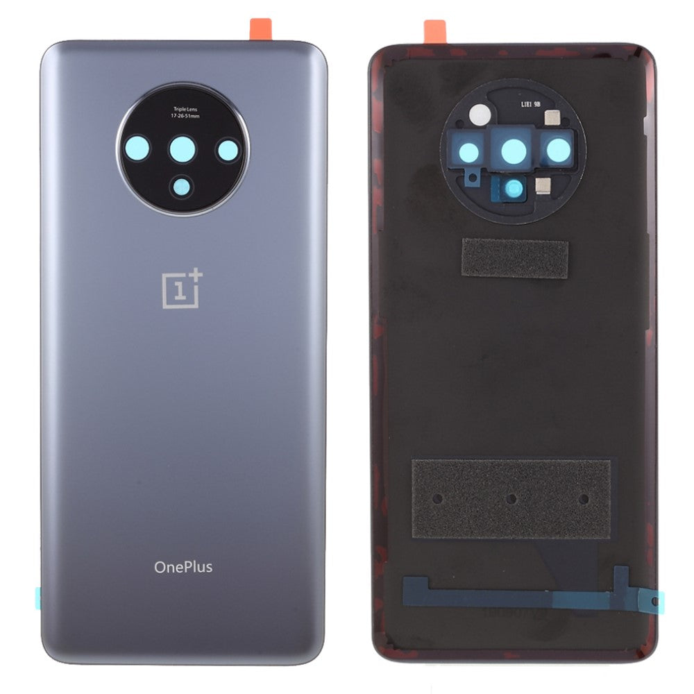 Cache Batterie Cache Arrière + Objectif Caméra Arrière OnePlus 7T Gris