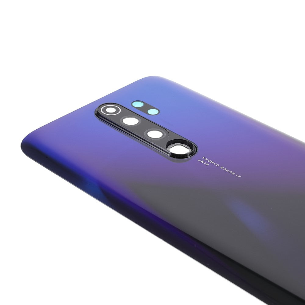 Cache Batterie Cache Arrière + Objectif Caméra Arrière Xiaomi Redmi Note 8 Pro Bleu