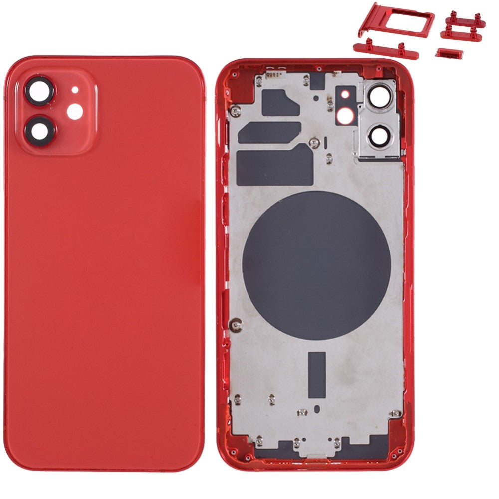 Châssis Cover Battery Cover iPhone 12 Rouge