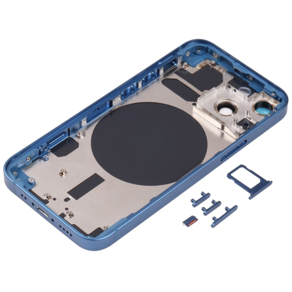 Carcasa Chasis Tapa Bateria iPhone 13 Mini Azul