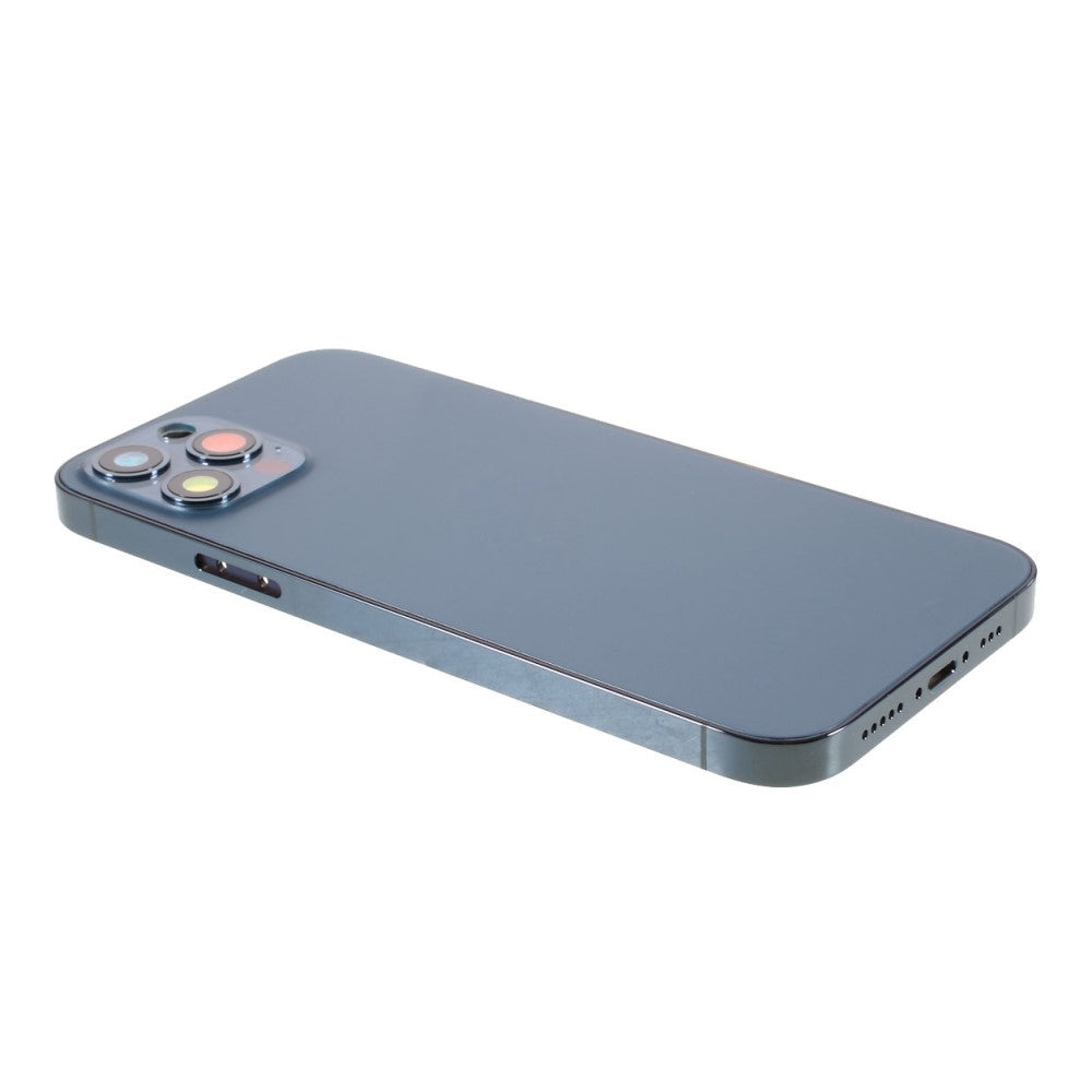 Carcasa Chasis Tapa Bateria iPhone 12 Pro Azul