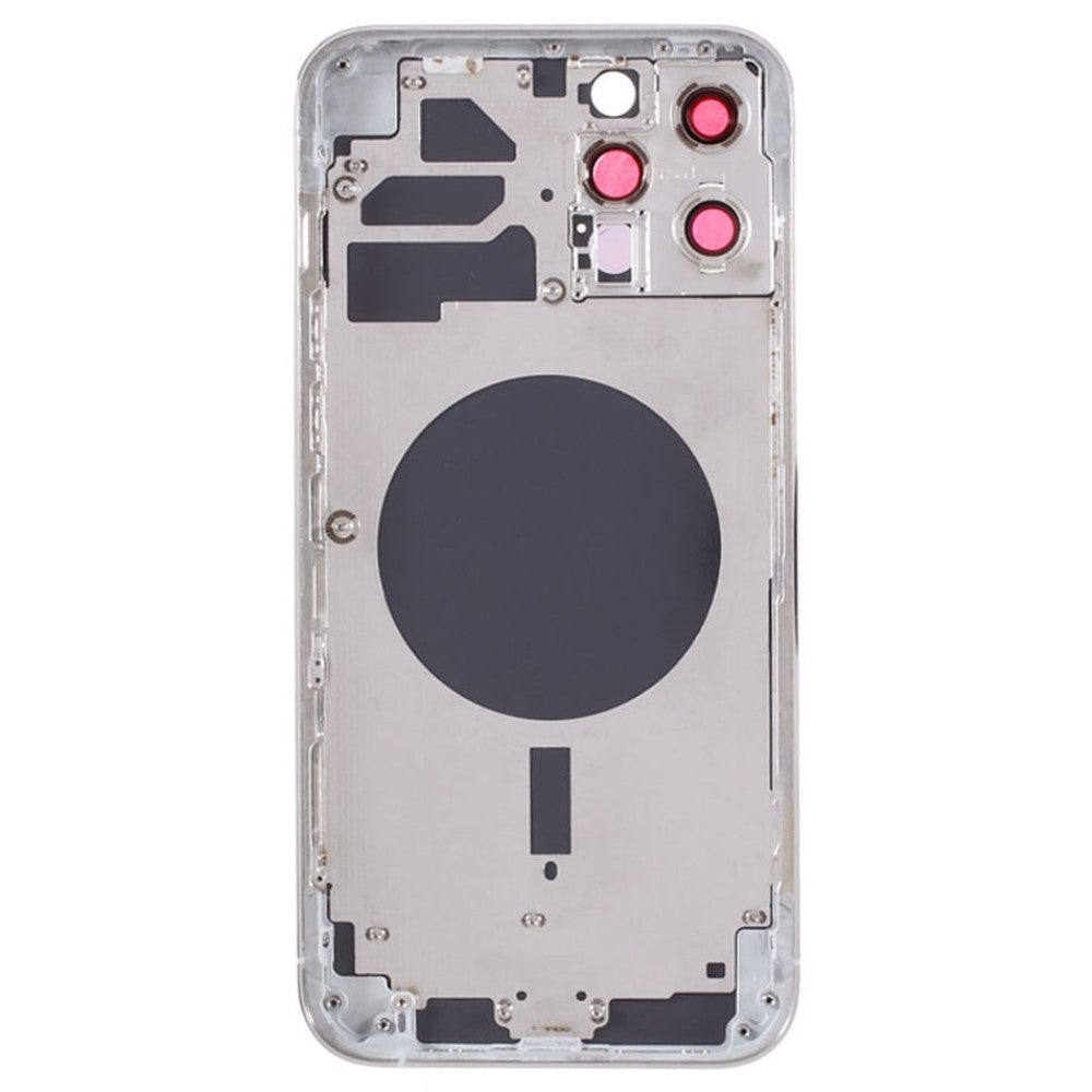 Carcasa Chasis Tapa Bateria iPhone 12 Pro Max Plata
