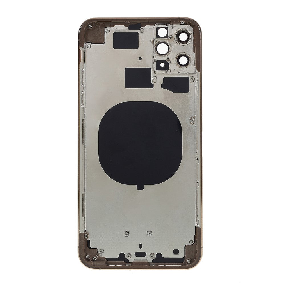 Carcasa Chasis Tapa Bateria iPhone 11 Pro Max Dorado