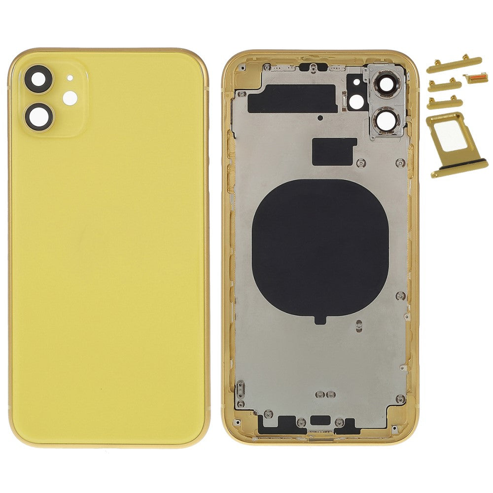 Carcasa Chasis Tapa Bateria iPhone 11 Amarillo