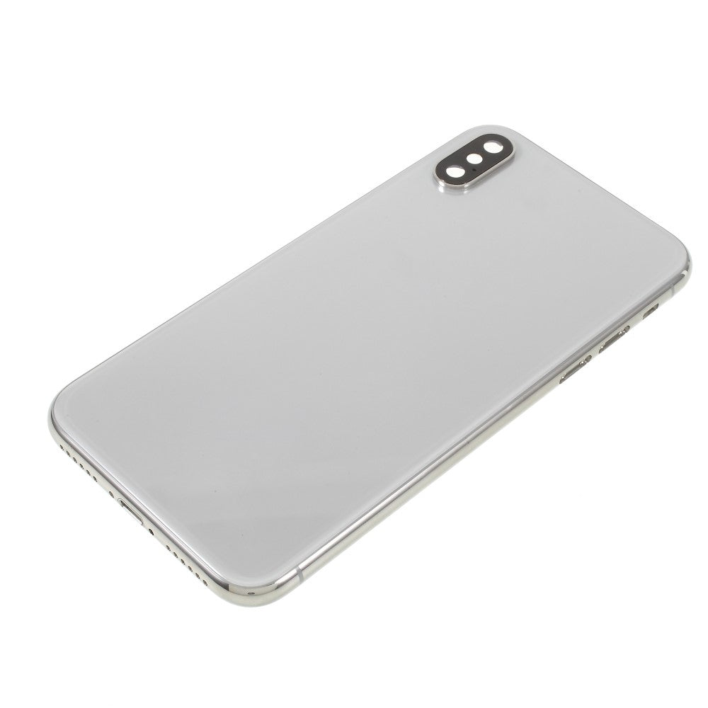 Carcasa Chasis Tapa Bateria iPhone X Plata