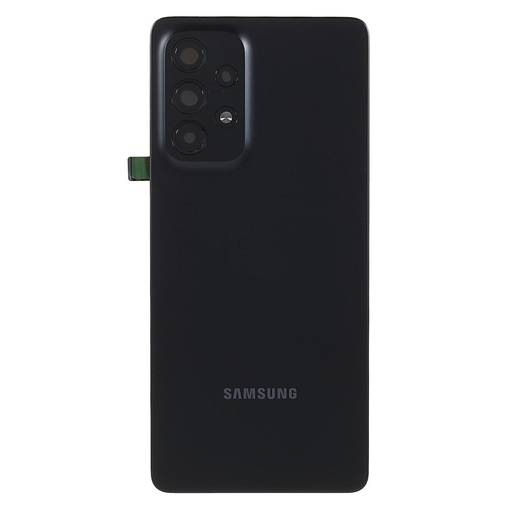 Tapa Bateria Back Cover + Lente Camara Trasera Samsung Galaxy A53 5G A536 Negro