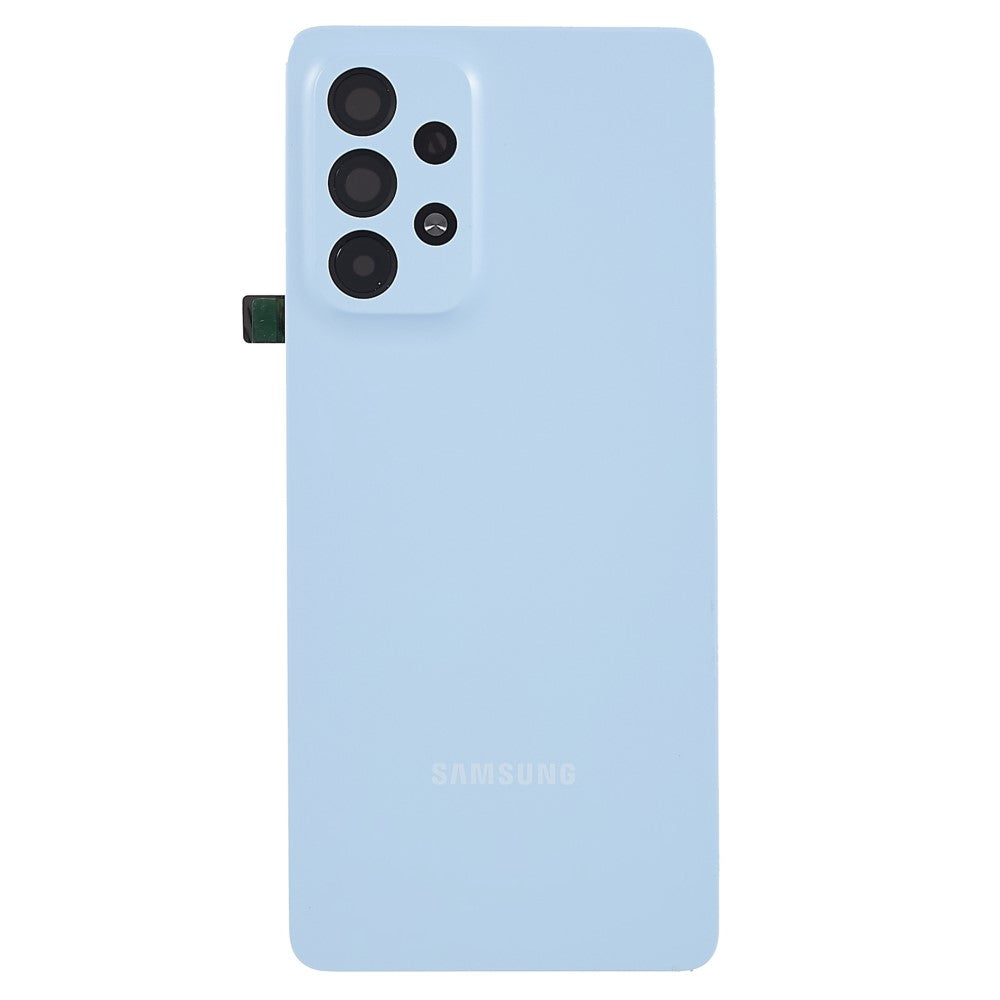 Tapa Bateria Back Cover + Lente Camara Trasera Samsung Galaxy A53 5G A536 Azul