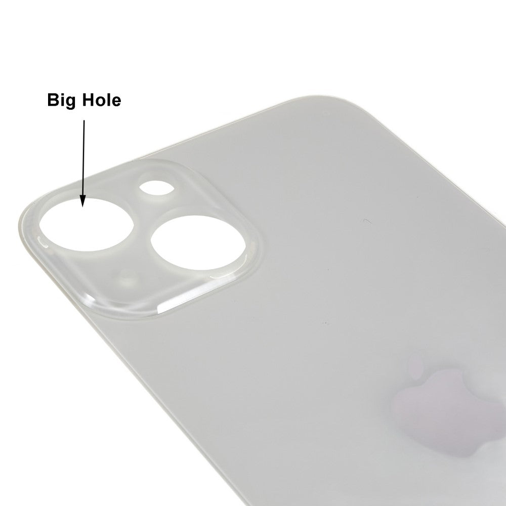 Tapa Bateria Back Cover (Agujero Ancho) Apple iPhone 14 Blanco
