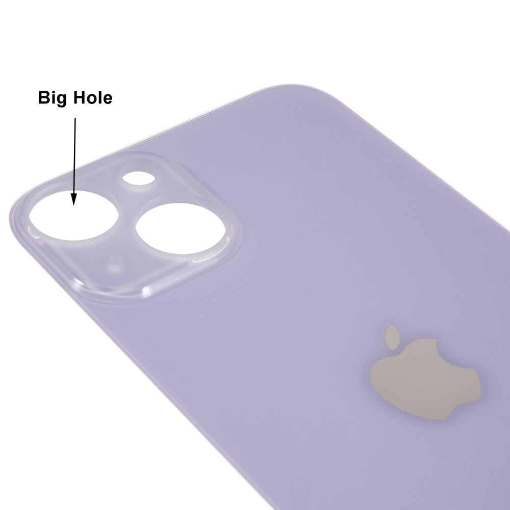 Tapa Bateria Back Cover (Agujero Ancho) Apple iPhone 14 Morado
