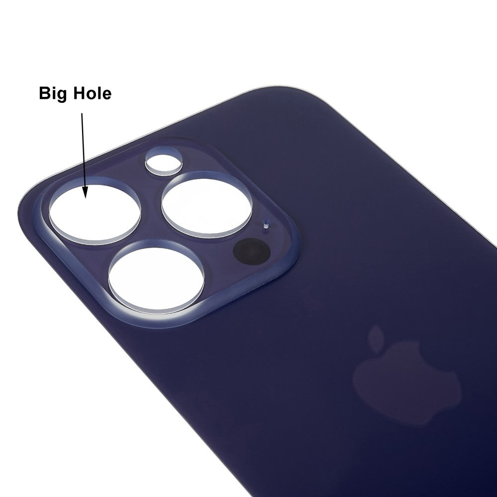 Tapa Bateria Back Cover (Agujero Ancho) Apple iPhone 14 Pro Max Morado