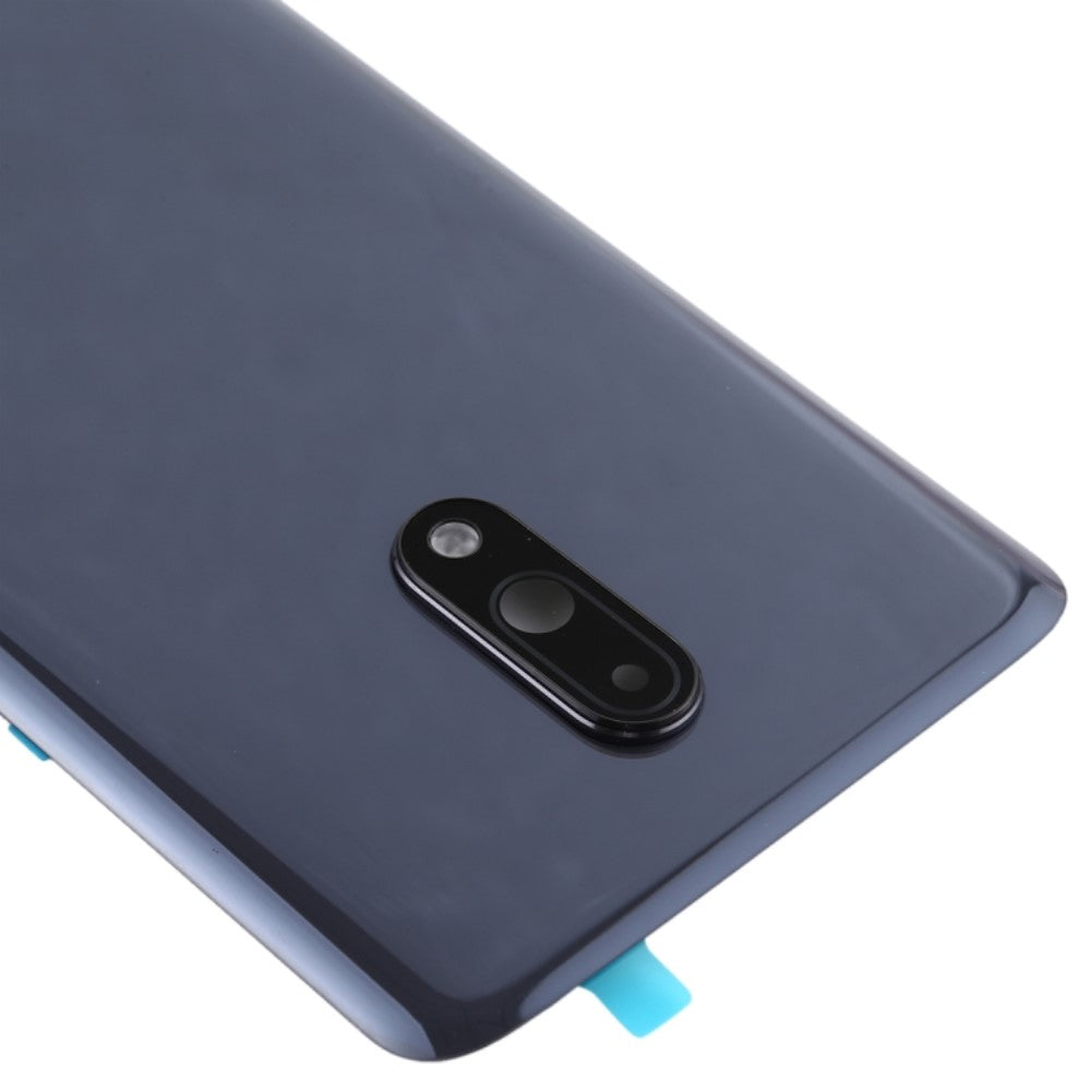 Tapa Bateria Back Cover + Lente Camara Trasera OnePlus 7 Negro