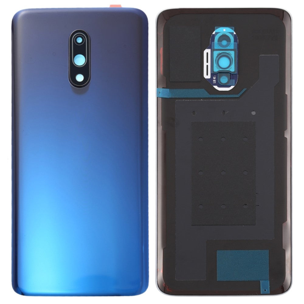 Tapa Bateria Back Cover + Lente Camara Trasera OnePlus 7 Azul