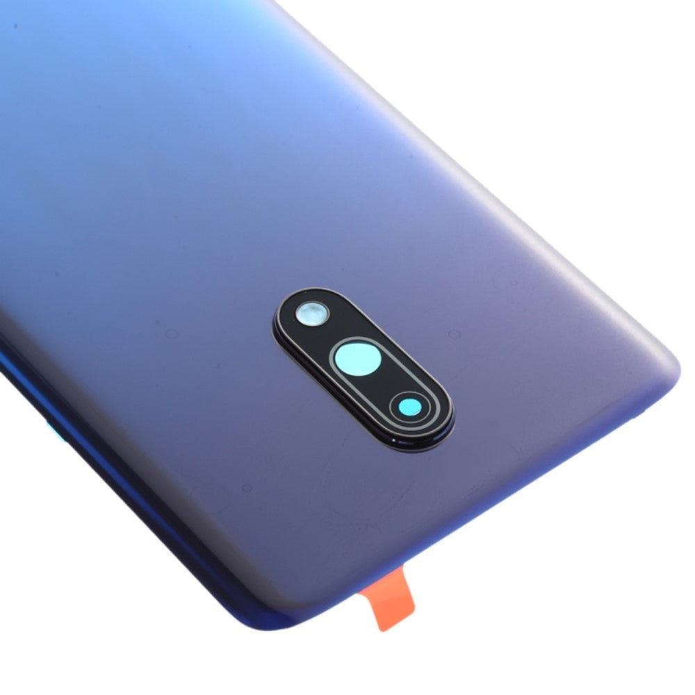 Tapa Bateria Back Cover + Lente Camara Trasera OnePlus 7 Azul