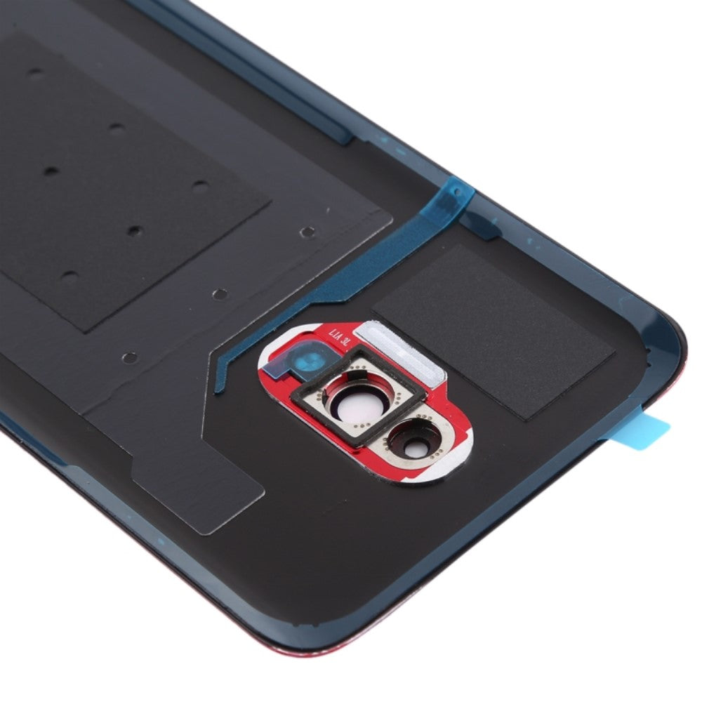 Tapa Bateria Back Cover + Lente Camara Trasera OnePlus 7 Rojo