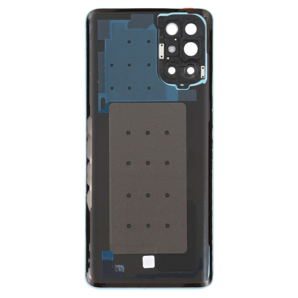 Tapa Bateria Back Cover + Lente Camara Trasera OnePlus 9R Azul