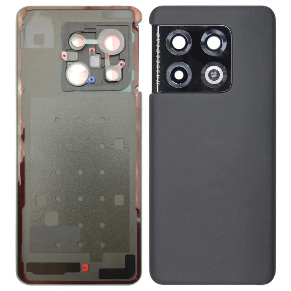 Tapa Bateria Back Cover + Lente Camara Trasera OnePlus 10 Pro 5G Negro