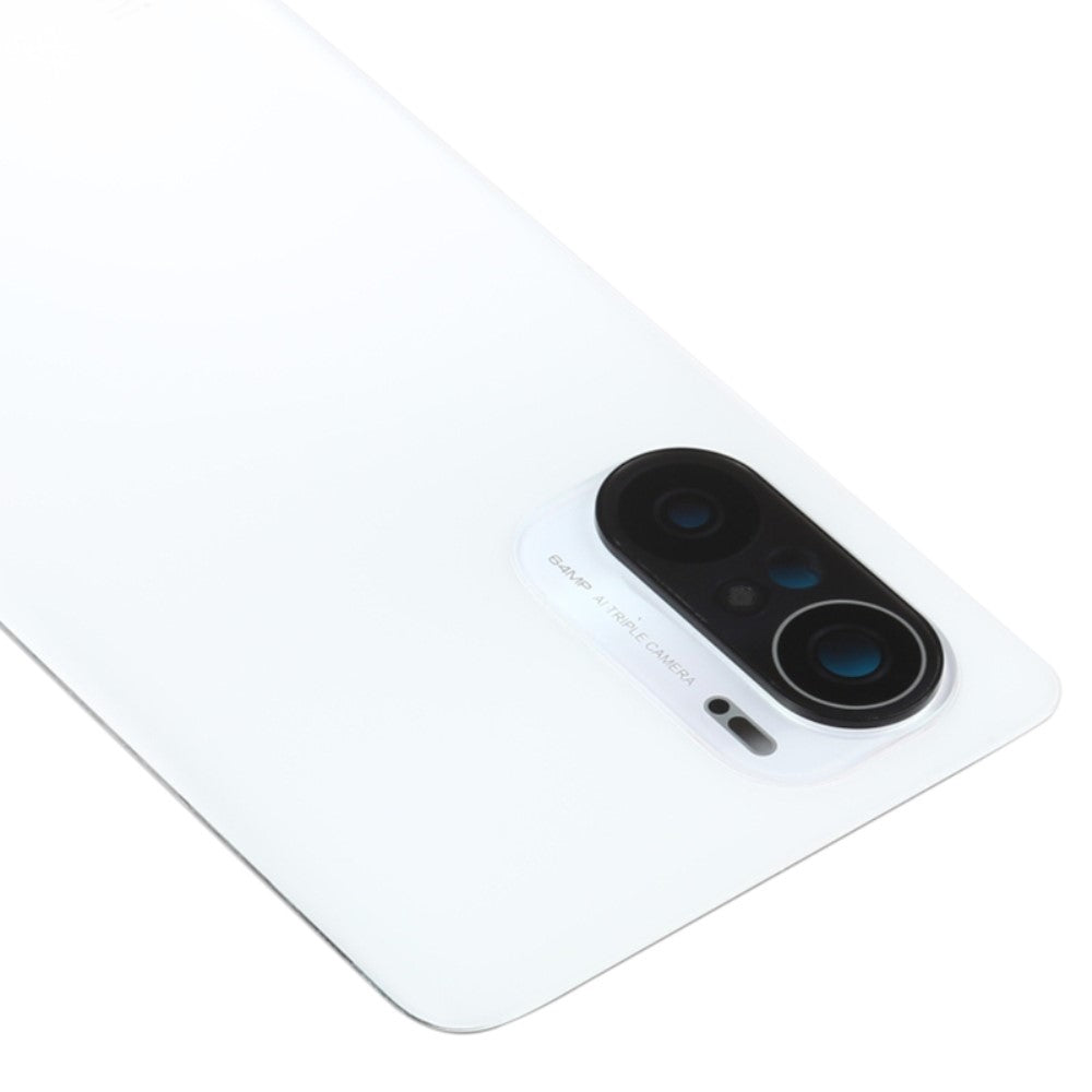 Tapa Bateria Back Cover + Lente Camara Trasera Xiaomi Redmi K40 Pro Blanco