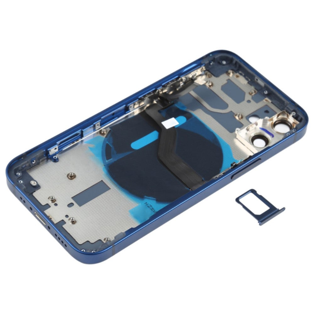 Châssis Cover Battery Cover + Pièces Apple iPhone 12 Mini Bleu