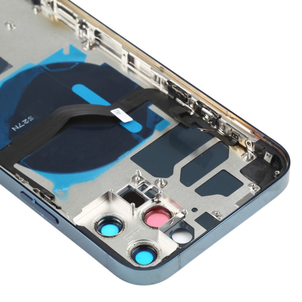 Châssis Cover Battery Cover + Pièces Apple iPhone 12 Pro Bleu