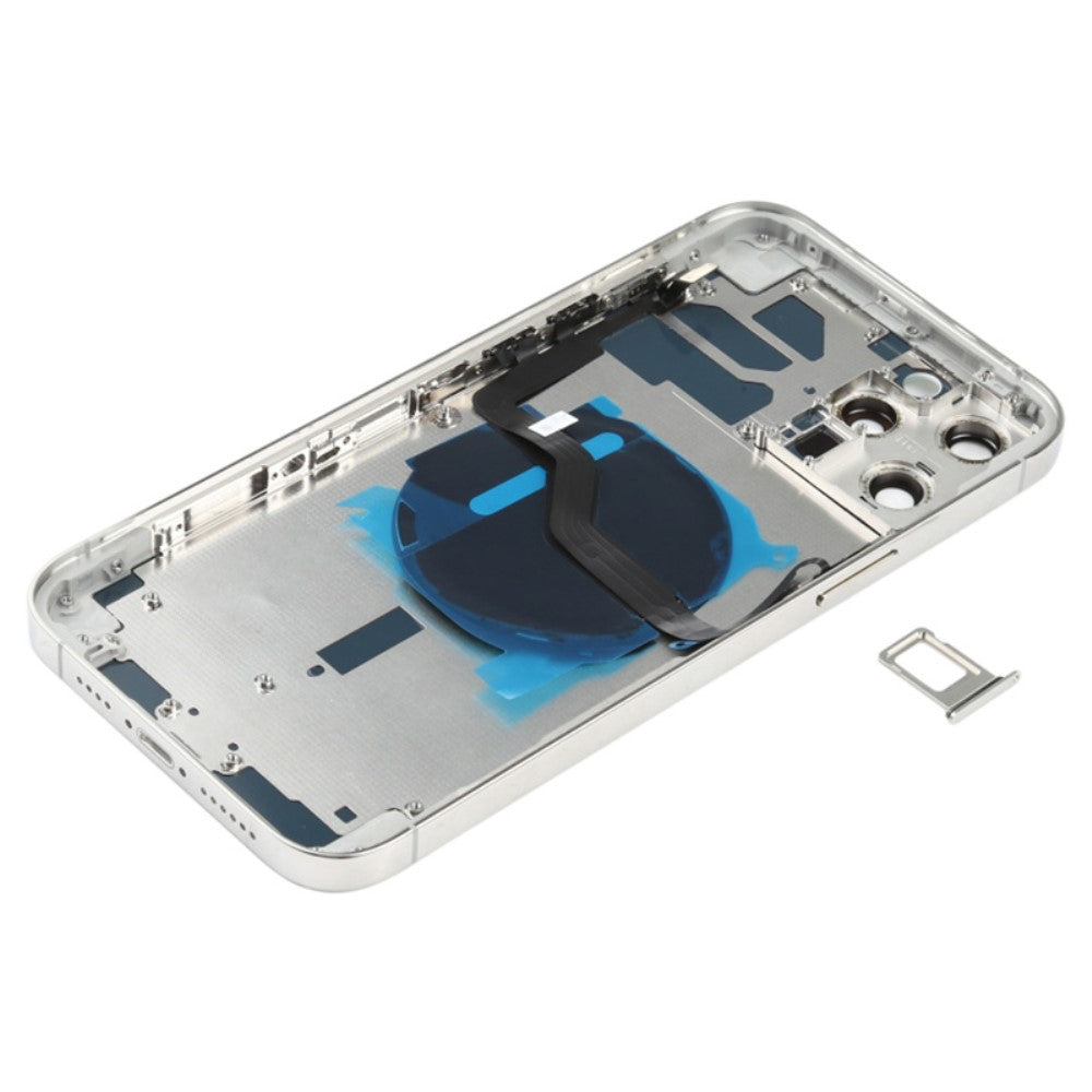 Châssis Cover Battery Cover + Pièces Apple iPhone 12 Pro Max Argent
