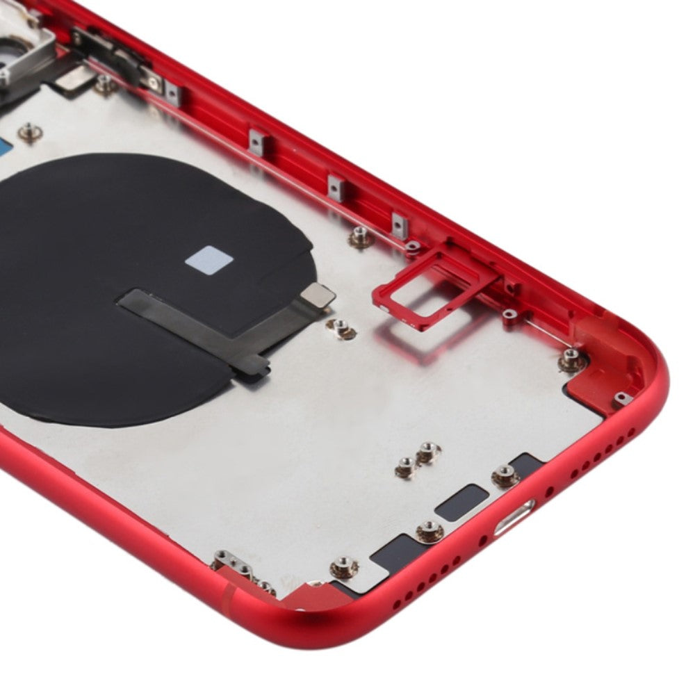 Carcasa Chasis Tapa Bateria + Piezas Apple iPhone 11 Rojo