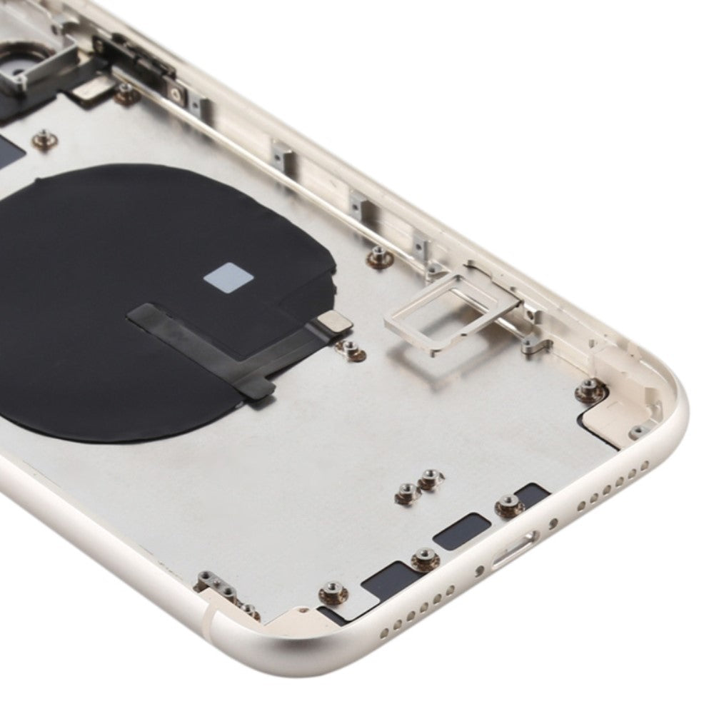 Carcasa Chasis Tapa Bateria + Piezas Apple iPhone 11 Blanco
