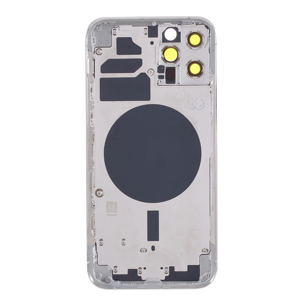 Cache batterie du boîtier de châssis (avec logo CE) iPhone 12 Pro Argent