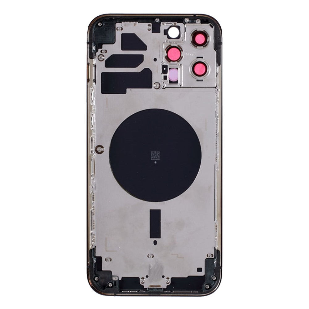 Cache batterie du boîtier de châssis (avec logo CE) iPhone 12 Pro Max Bleu