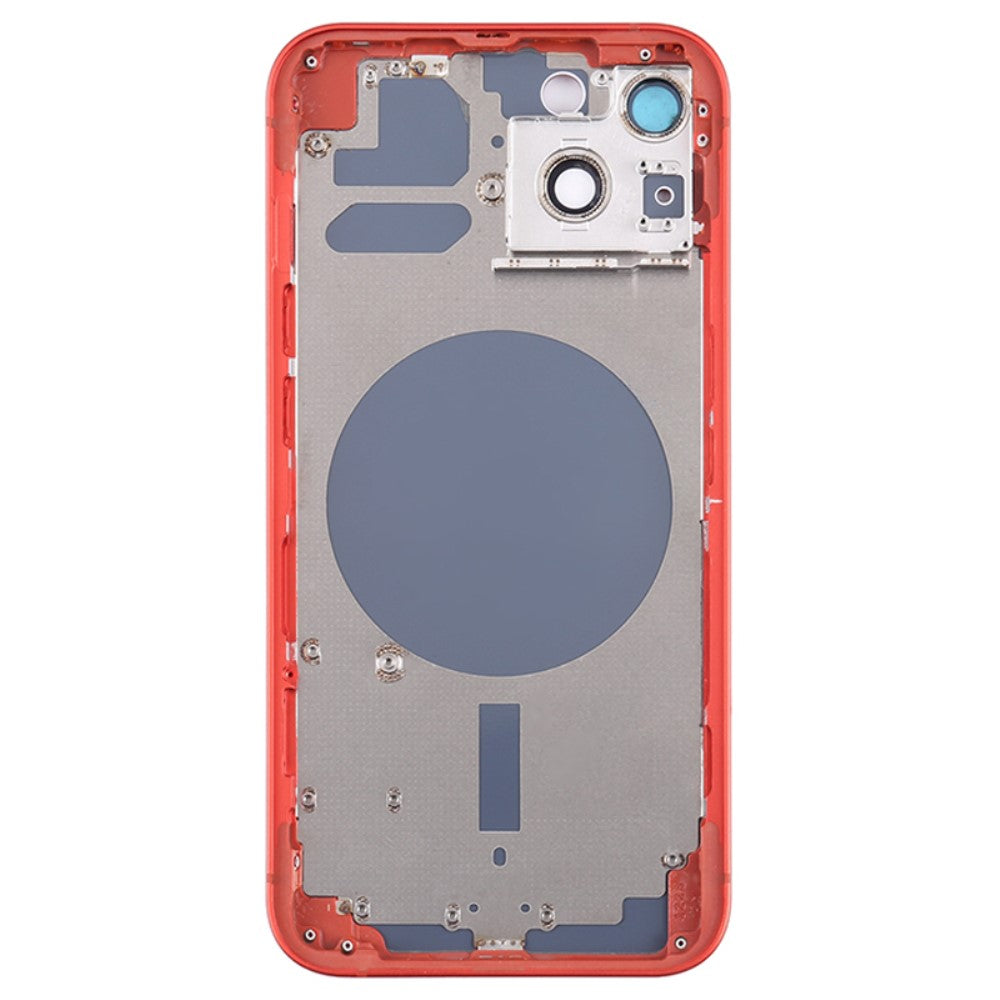 Carcasa Chasis Tapa Bateria iPhone 13 Rojo