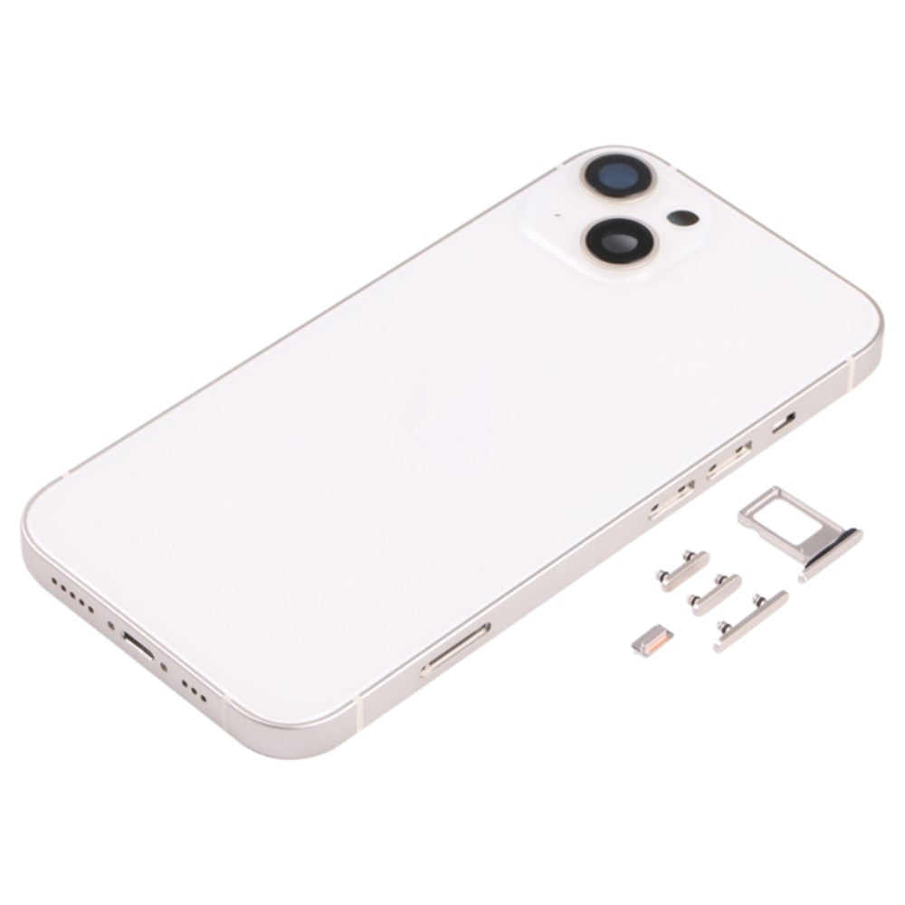 Carcasa Chasis Tapa Bateria iPhone 13 Blanco