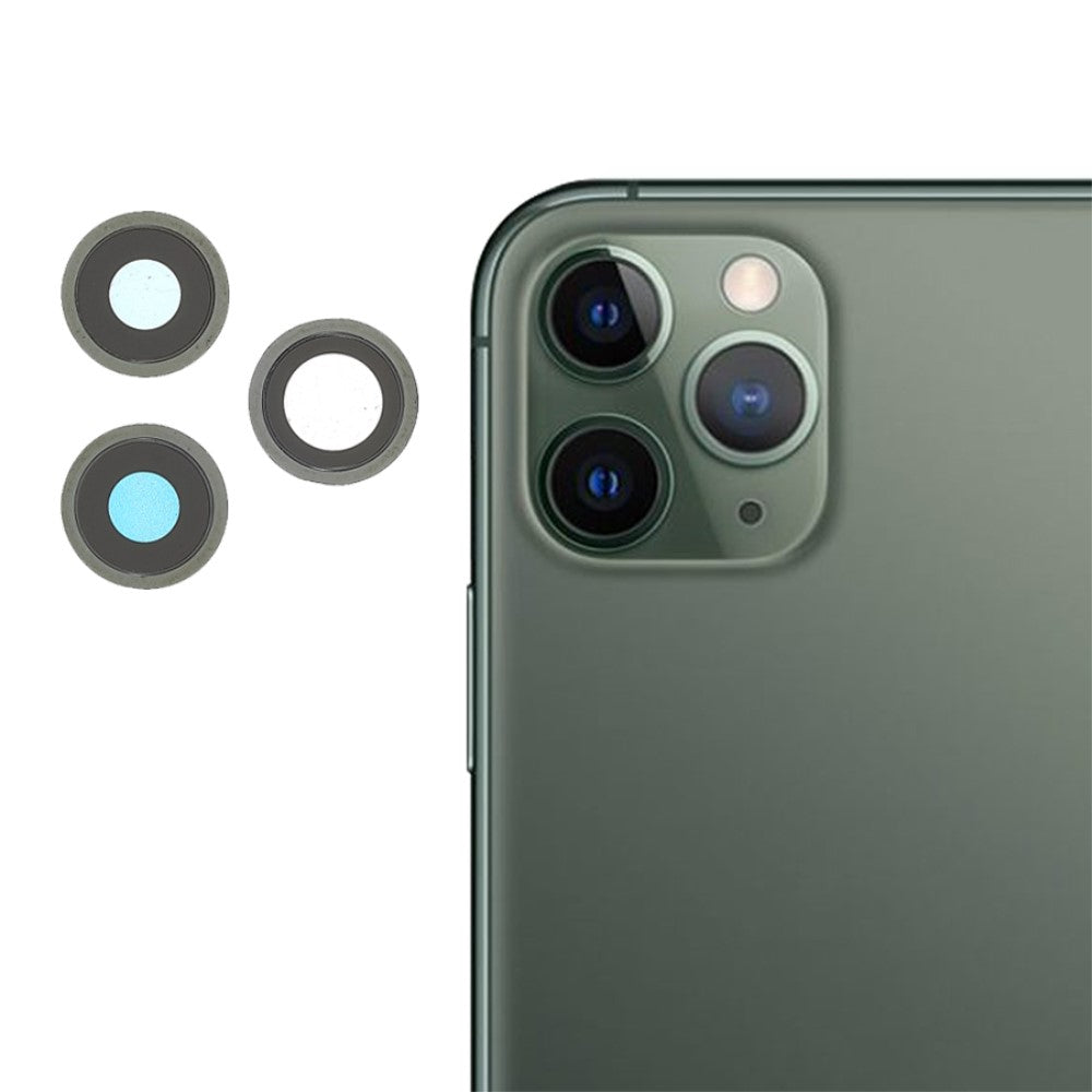 Cubierta Lente Camara Trasera Apple iPhone 11 Pro / 11 Pro Max Verde Oscuro