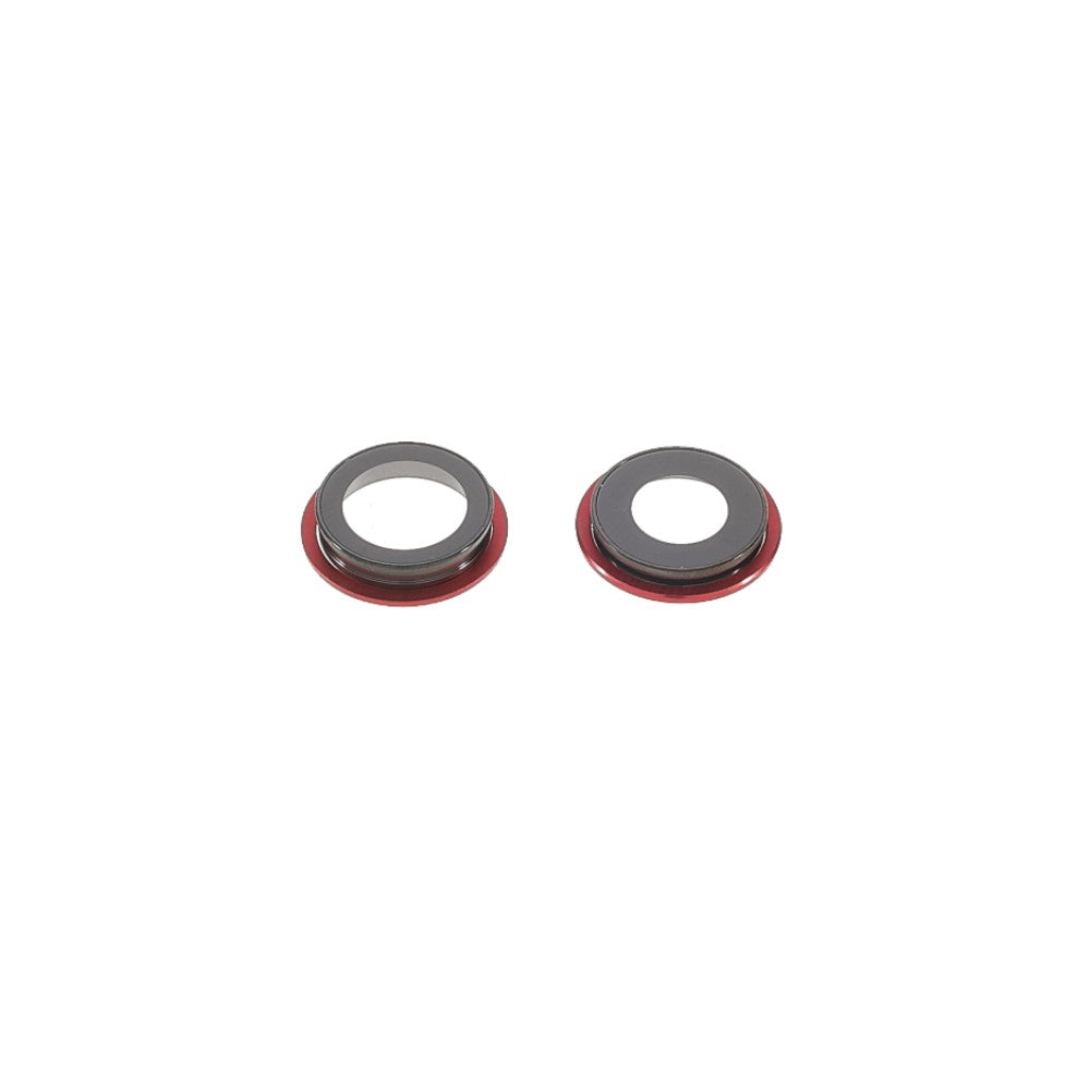 Cache d'objectif de caméra arrière (verre uniquement) Apple iPhone 12 / 12 Mini Rouge