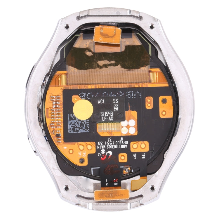 LCD Screen and Digitizer Full Assembly with Frame for Samsung Galaxy Gear S2 SM-R720 (White)