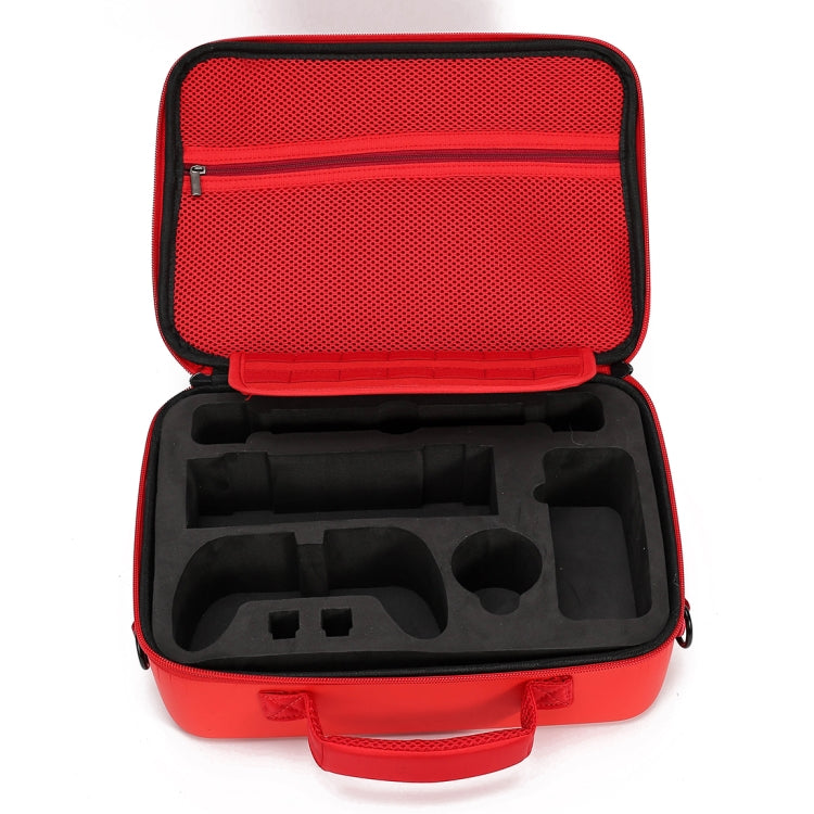Bolsa de almacenamiento de un solo hombro inclinada Portátil multifunción Maleta Caja Protectora Para Nintendo Switch (Rojo)
