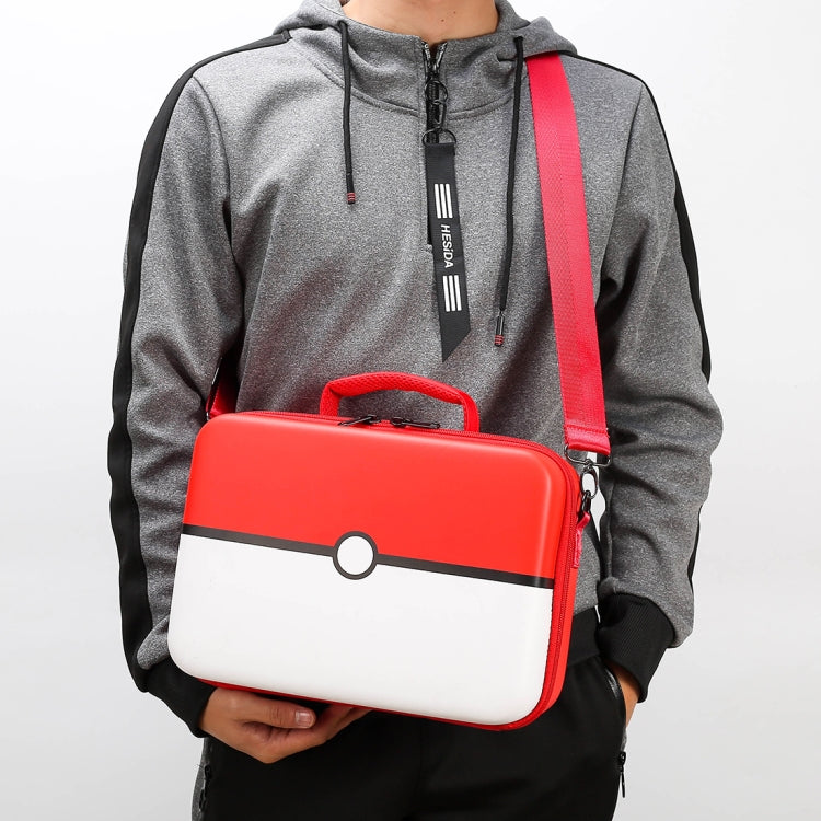 Inclined One-shoulder Storage Bag Portable Multifunction Suitcase Protective Case For Nintendo Switch (Red)