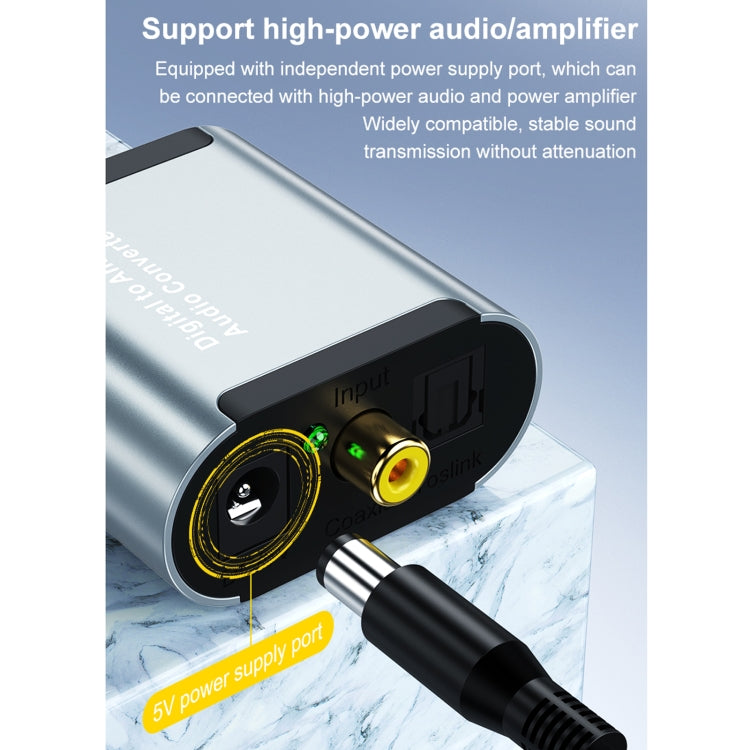 Convertisseur audio numérique vers analogique HW-25DA (gris)