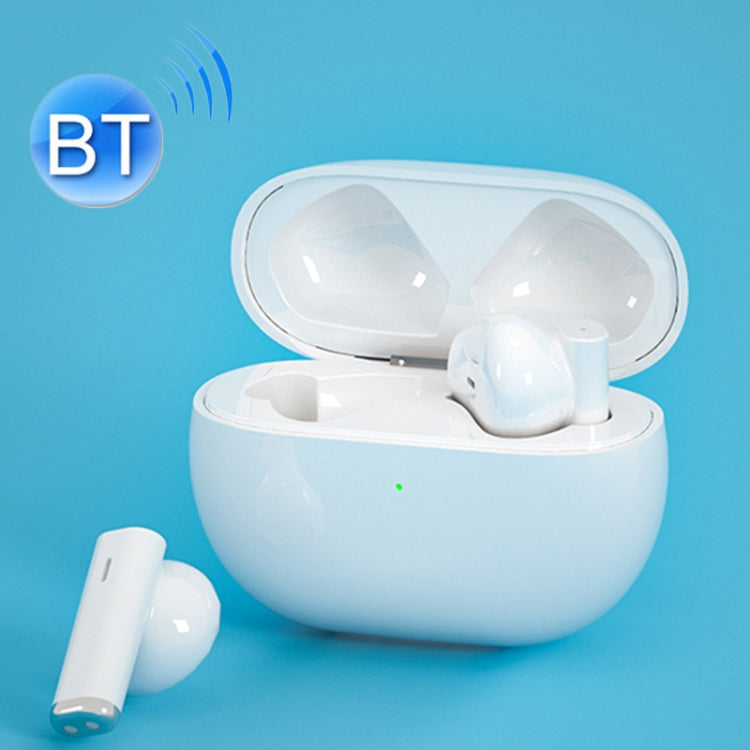 JX-6S Casque Bluetooth à réduction de bruit intelligente avec boîtier de charge Prise en charge de la connexion automatique (Blanc)