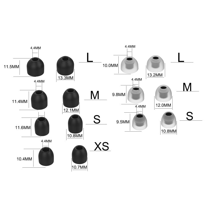 Pour Sony WF-1000XM4 / WF-1000XM3 Cache-oreilles universels pour cache-oreilles (noir)