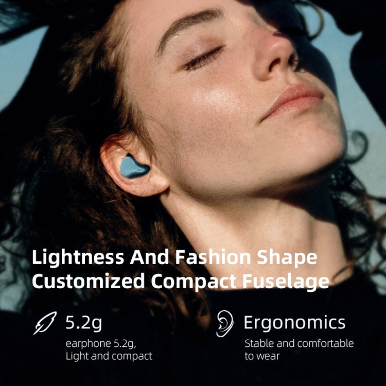 KZ SKS 1dd+1ba Hybrid Technology Wireless Bluetooth 5.2 Sports In Ear Earphone (Bleu)