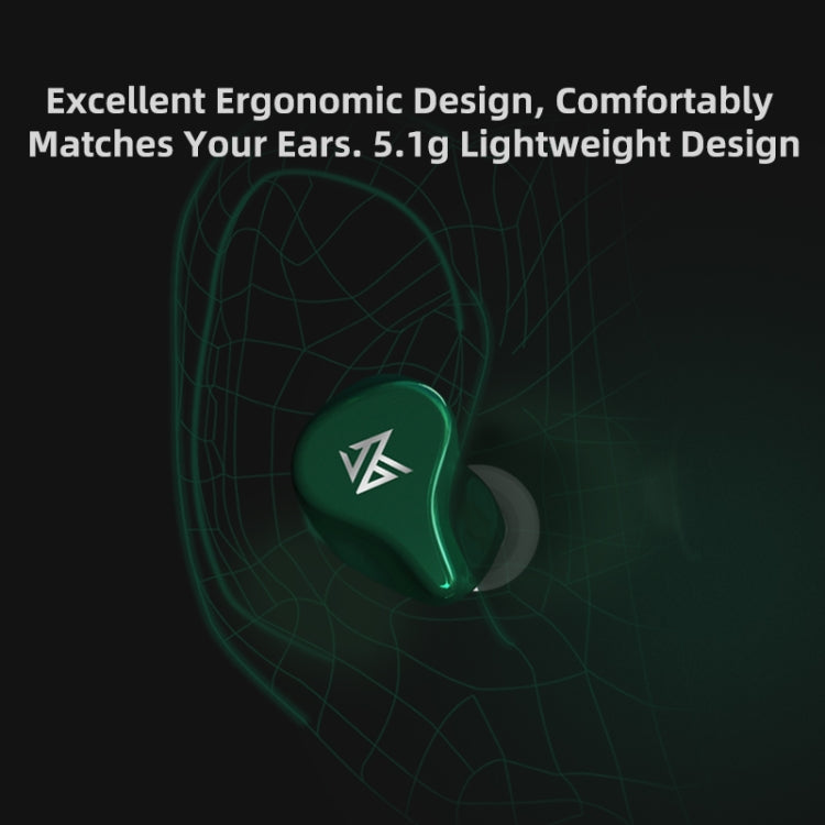KZ Z1 1DD Dynamic True Wireless Bluetooth 5.0 Sports In-Ear Earphone (Green)