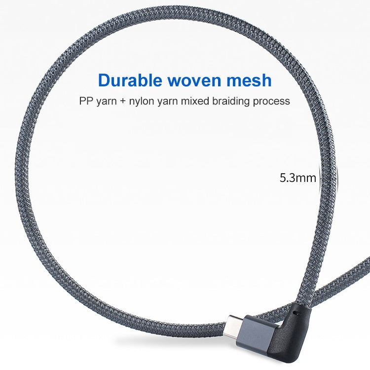 100W USB-C / TYPE-C CODBOW A USB-C / TYPE-C Male Full Function Data Cable with E Mark Cable Length: 1.5m