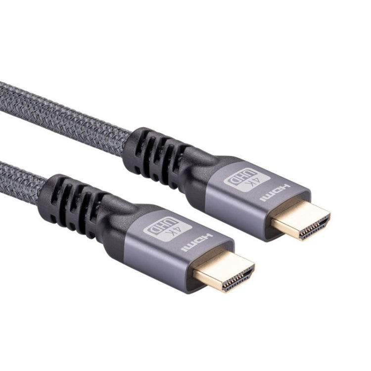 HDMI 2.0 Male to HDMI 2.0 HDMI 4K Ultra-HD Braided Adapter Cable Cable Length: 8m (Grey)