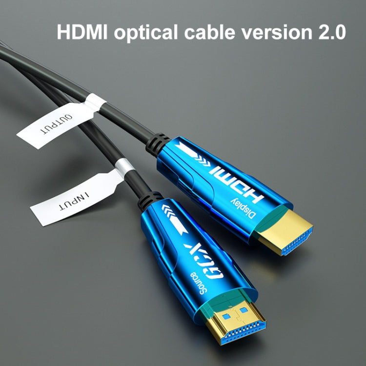 HDMI 2.0 Male a HDMI 2.0 Male 4K HD Cable óptico activo longitud del Cable: 1.8m