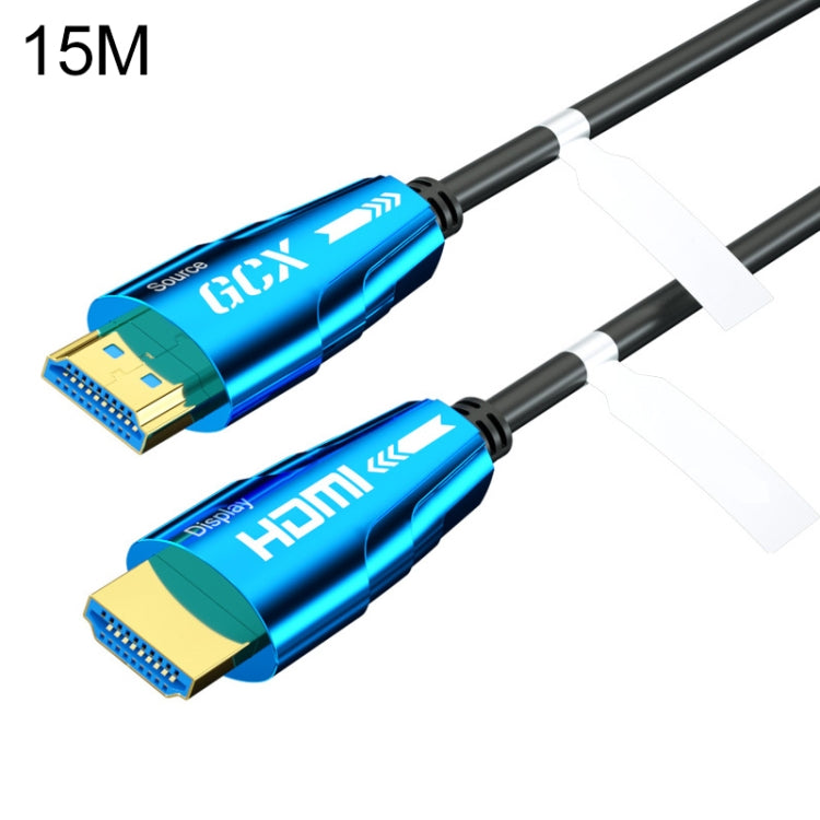 HDMI 2.0 Male a HDMI 2.0 Macho 4K HD Cable óptico activo longitud del Cable: 15m