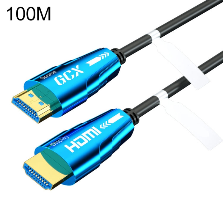 Câble optique actif HDMI 2.0 mâle vers HDMI 2.0 mâle 4K HD Longueur du câble : 100 m
