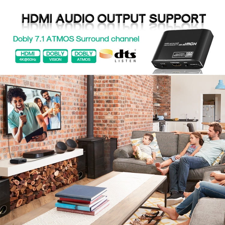 Convertisseur répartiteur audio HDMI NK-H38 4K
