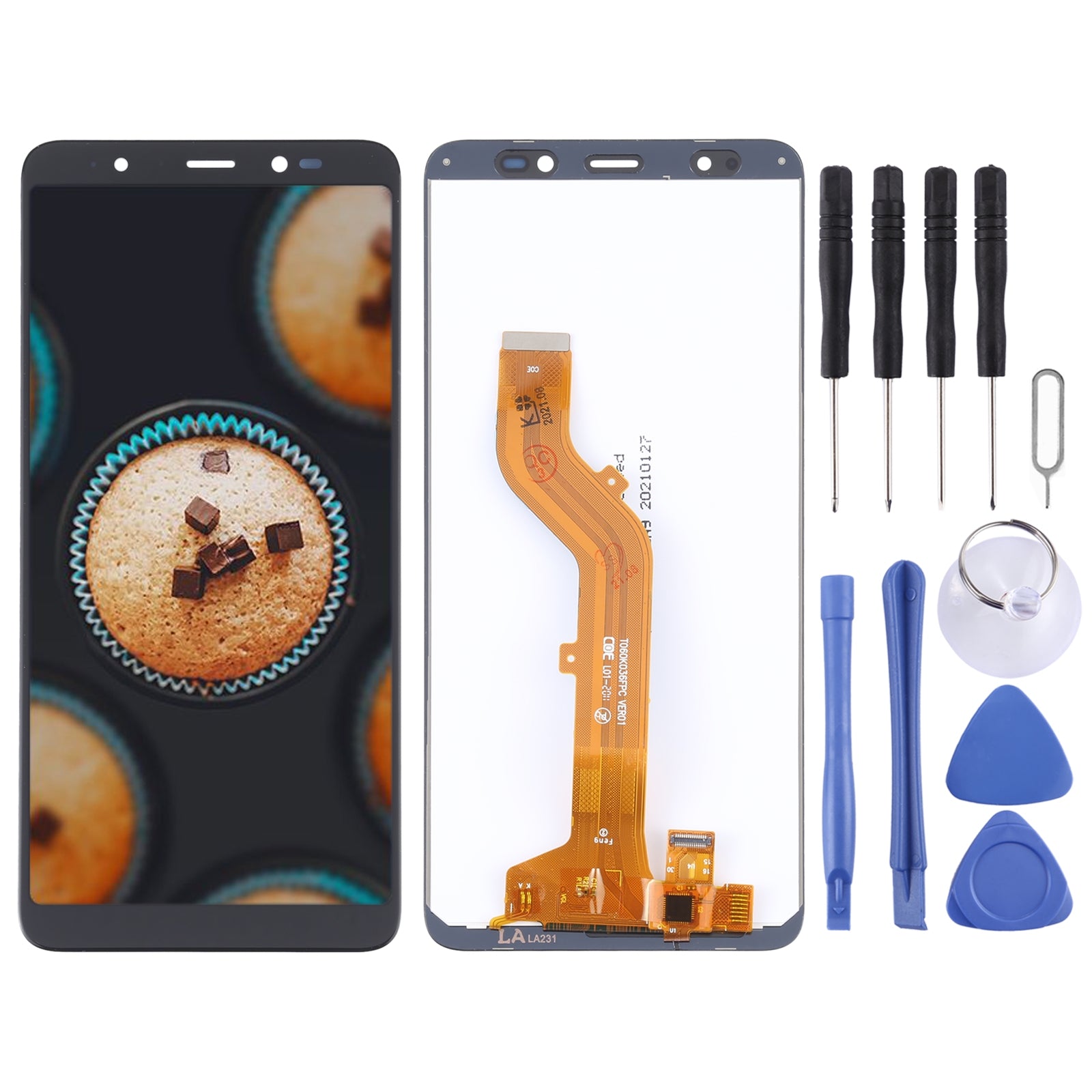 LCD Screen + Touch Digitizer ITEL A36