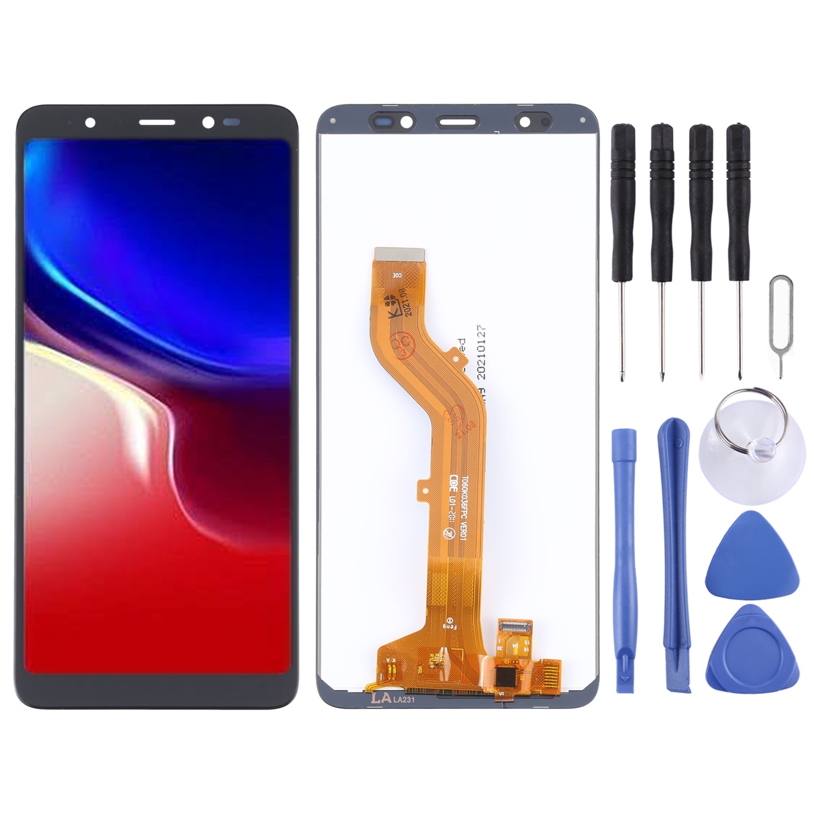 LCD Screen + Touch Digitizer ITEL P32